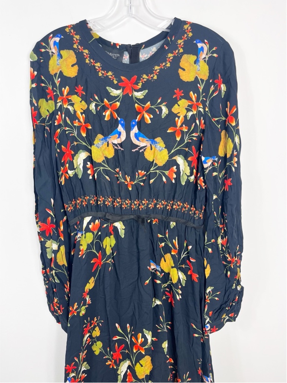 Giambattista Valli Floral Print Midi Dress Size Medium NWT Multicolor - Picture 3 of 9